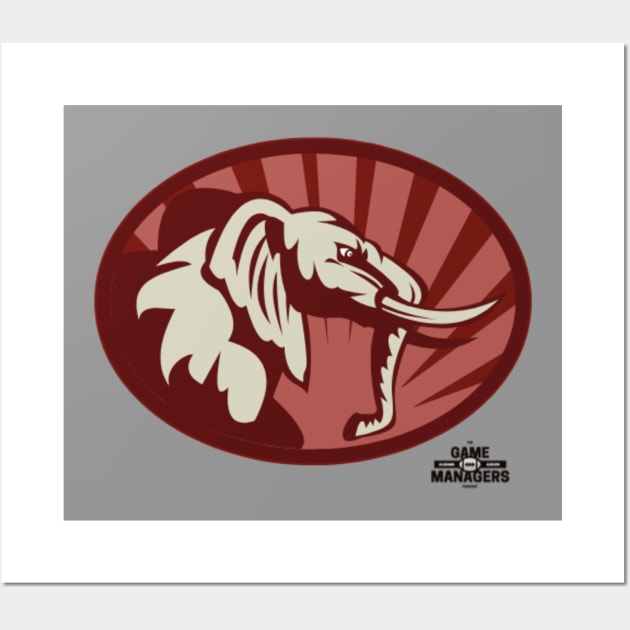 The Game Managers Podcast Alabama Tide Wall Art by TheGameManagersPodcast